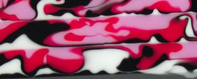 Black and Berry Camo BTW6KSM Acrylic (2 pc) Knife Scales 1/4