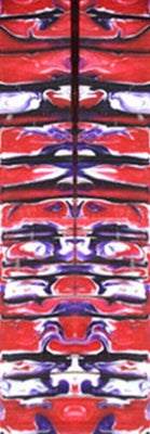 Orchid Genesis Acrylester (2 PC) Mini Knife Scales 3/16 x 3/4 x 5 - Wood Acrylic Supply