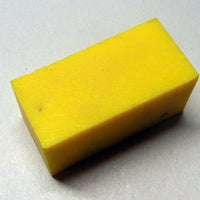 Solid Yellow Inlace Acrylester sc5 5(1 pc) Bottle Stopper 1 1/2"sq x 3" - (5) - Wood Acrylic Supply