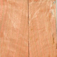 Ivory Red (Pink) (2 pc) Knife Scales 1/4" x 1 1/2" x 6" - (11) - Wood Acrylic Supply