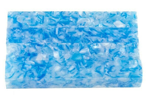Fractured Glacier Acrylic Pen Blank 3/4"x3/4"x3" BTWPBM1047SHORT3 (1 pc)