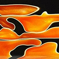 All Hallows Eve BTW3KSL Acrylic (1 pc) Knife Scales 3/8" x 1 1/2" x 5"