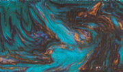 1 1/2" x 1 1/2" x 2 7/8" Bottle Stopper Patina Passion Acrylester #133 - Wood Acrylic Supply