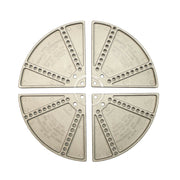 NOVA JSCOLE Cole Chuck Accessory Jaw Set - Wood Acrylic Supply