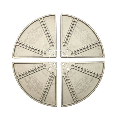 NOVA JSCOLE Cole Chuck Accessory Jaw Set - Wood Acrylic Supply