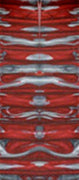 Genesis Cherry Comet Acrylester (2 PC) Mini Knife Scales 3/16 x 3/4 x 5 - Wood Acrylic Supply