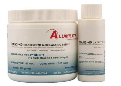 Alumilite TRANS 40 Translucent Silicone Rubber 1 Lb - Wood Acrylic Supply