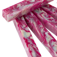 3/4" x 3/4" x 5" Raspberry Mint Pen Blank Acrylester #XX44