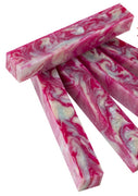 3/4" x 3/4" x 5" Raspberry Mint Pen Blank Acrylester #XX44