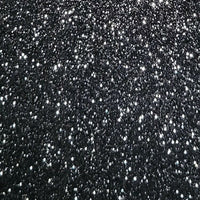 Black Glitter Acrylic (1pc) 3mmx2"x2" Jewelry Crafts Inlay