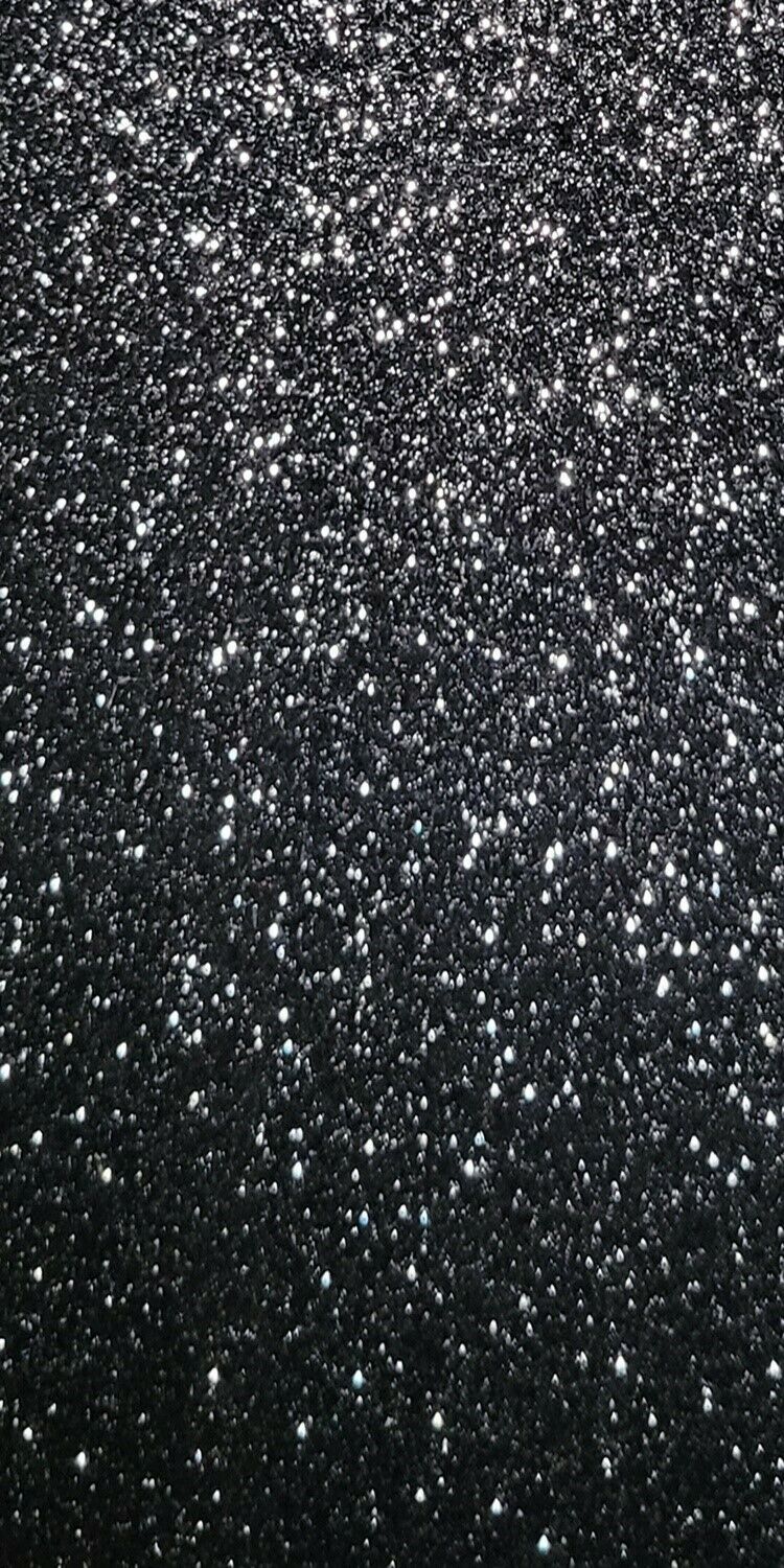 Black Glitter Acrylic (1pc) 3mmx2"x2" Jewelry Crafts Inlay