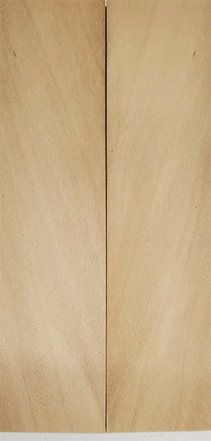 Gum White (2 pc) Knife Scales 1/4" x 1 1/2" x 6" - (8) - Wood Acrylic Supply