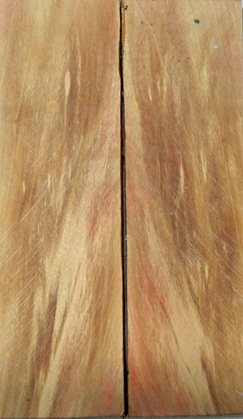 Box Elder Burl Stabilized Clear (2 pc) Knife Scales 1/4" x 1 1/2" x 5" - (56) - Wood Acrylic Supply