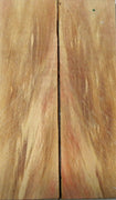Box Elder Burl Stabilized Clear (2 pc) Knife Scales 1/4" x 1 1/2" x 5" - (56) - Wood Acrylic Supply