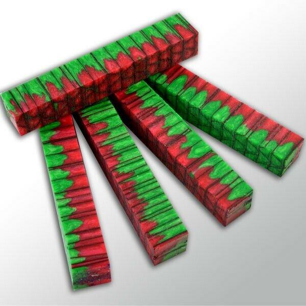 Wild Watermelon Genesis Acrylester 1 pc Pen Blank 3/4" x 5" Blanks - Wood Acrylic Supply
