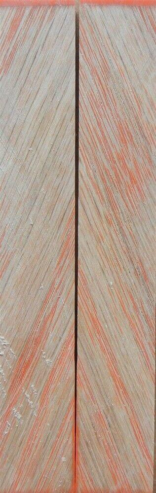 Hybrid Tiger Oak-Orange (2 pc) Knife Scales 3/16" x 3/4" x 5" - (40) - Wood Acrylic Supply