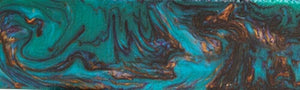 Patina Passion Acrylester #133 (2 pc) Mini Knife Scaless 3/16" x 1" x 6"