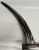 Buffalo Horn on Wooden Base (3"x4") 14"