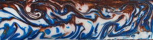 1" x 1 1/2" x 5" Knife Blank Copper Canyon Acrylester #129
