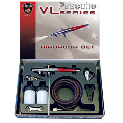 VL-3AS AIRBRUSH SET (DOUBLE ACTION INTERNAL MIX SIPHON FEED)