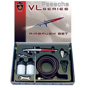 VL-3AS AIRBRUSH SET (DOUBLE ACTION INTERNAL MIX SIPHON FEED)