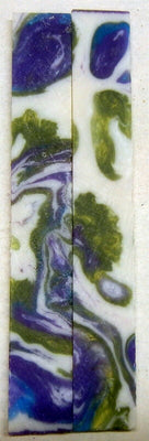 Wild Flower Acrylester #106 (2 pc) Knife Scales 3/16
