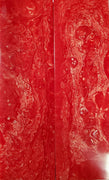Acrylic Resin Snow Flake Red Knife Scales 1/4"x1 1/2"x5" (127 x 38 x 6.50 mm) - Wood Acrylic Supply