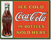 Coke Sold Here Tin Sign 16x12.5 - Wood Acrylic Supply