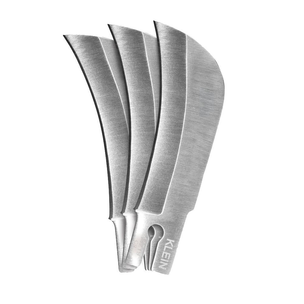 Klein Tools Cable Skinning Utility Knife Replacement Blades - 3-Pack - Wood Acrylic Supply