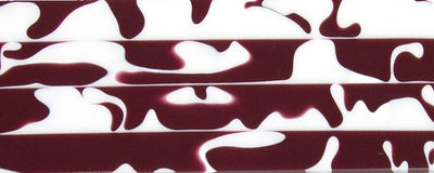 Maroon Pride BTW74KSS Acrylic (2 pc) Knife Scales 3/16