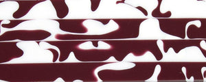 Maroon Pride BTW74KSS Acrylic (2 pc) Knife Scales 3/16" x 1 1/2" x 6" Maroon Pride BTW74KSS - Wood Acrylic Supply
