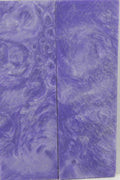 Violet Acrylester #08 (2 pc) Straight Razor Scales 3/16" x 2" x 6" --1 - Wood Acrylic Supply