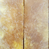 Sparkle Gold Acrylester #06 (2 pc) Knife Scales 1/4" x 1 1/2" x 5" - Wood Acrylic Supply