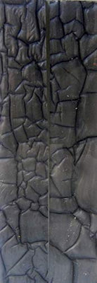 Dark Gray Designed Acrylic (2 pc) Knife Scaless 3/16