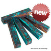3/4" x 3/4" x 5" Pen Blank Patina Passion Acrylester #133 - Wood Acrylic Supply