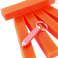3/4" x 3/4" x 5" Fluorescent Pink Pen Blank Acrylester #XX16