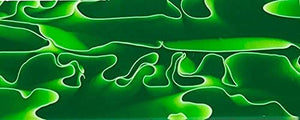 Emerald Water BTW45KSS Acrylic (2 pc) Knife Scales 3/16" x 1 1/2" x 5"