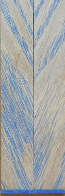 Hybrid Tiger Oak-Blue (2 pc) Knife Scales 3/16