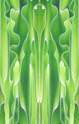 Acrylic Mini Knife Scale 3/16" x 1 1/2" x 6" Margarita Swirl - Wood Acrylic Supply