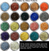 Stone Flakes for Resin Mixing 22 pc Assortment Kit 3 Gram Jars Inlace Inlay