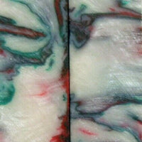 Christmas Swirl Acrylester #33 (2 pc) Knife Scales 3/16" x 1" x 5" - 1735 - Wood Acrylic Supply