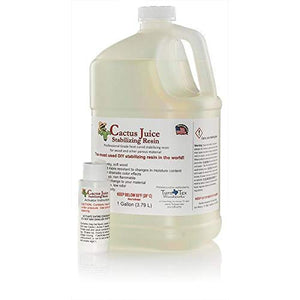 Cactus Juice Stabilizing Resin for Woodworking-1 Gallon FREE SHIPPING