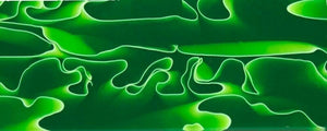 Emerald Water BTW45KSS Acrylic (2 pc) Knife Scales 3/16" x 1 1/2" x 5"