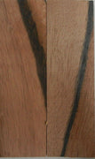 Ebony Macassar (2 pc) Knife Scales 3/16" x 1 1/2" x 5" - (17) - Wood Acrylic Supply