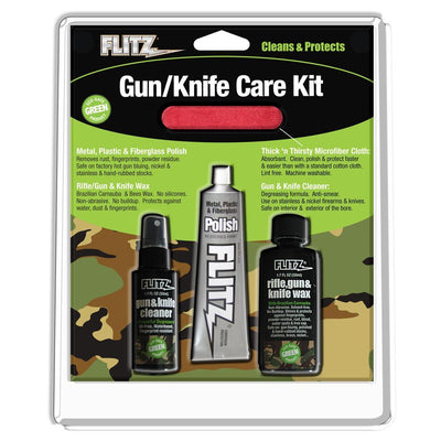 Flitz Knife & Gun Care Kit - Wood Acrylic Supply