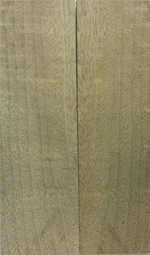 Myrtle Quilted (2 pc) Knife Scales 3/8" x 1 1/2" x 5" - 7594 - Wood Acrylic Supply