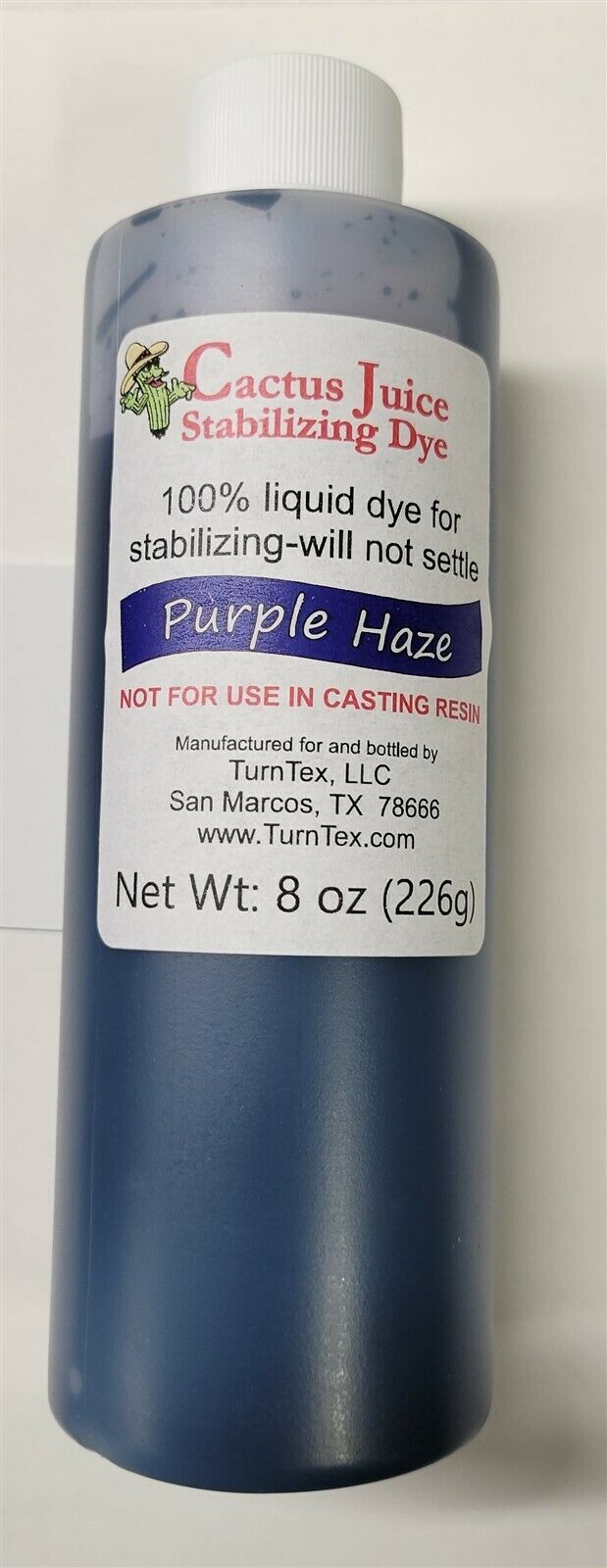 Purple Haze Cactus Juice Stabilizing Dye (1) 8 oz net weight by TurnTex